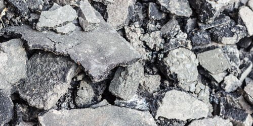 recycled-asphalt photo showing recycled asphalt